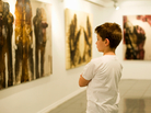 Boy at an art museum Boy at an art museum